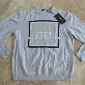 Mens size XL J. Lindeberg merino wool sweater, Stein Knitted Ski